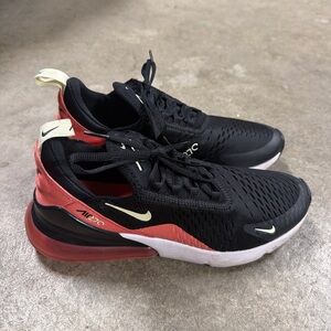 Nike Black and Red Athletic Shoes